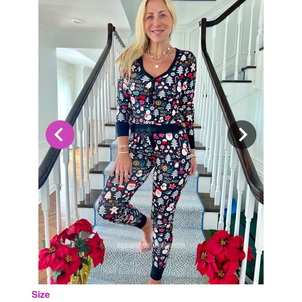 Sunshine Sisters Jordann Jammies Christmas Holiday Cheer Pajama